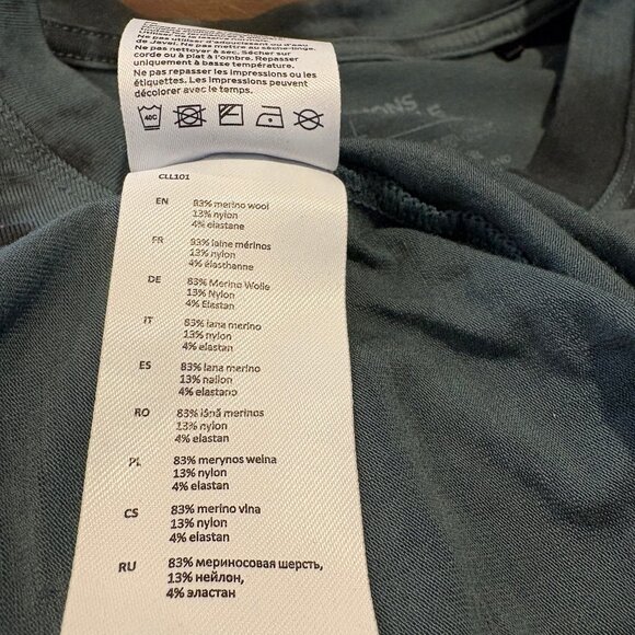 Icon Tie Dyed Merino Tee Shirt - Picture 4 of 7